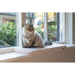 Beeztees katten vensterbankmat moza pluche roze 65x27x3 cm