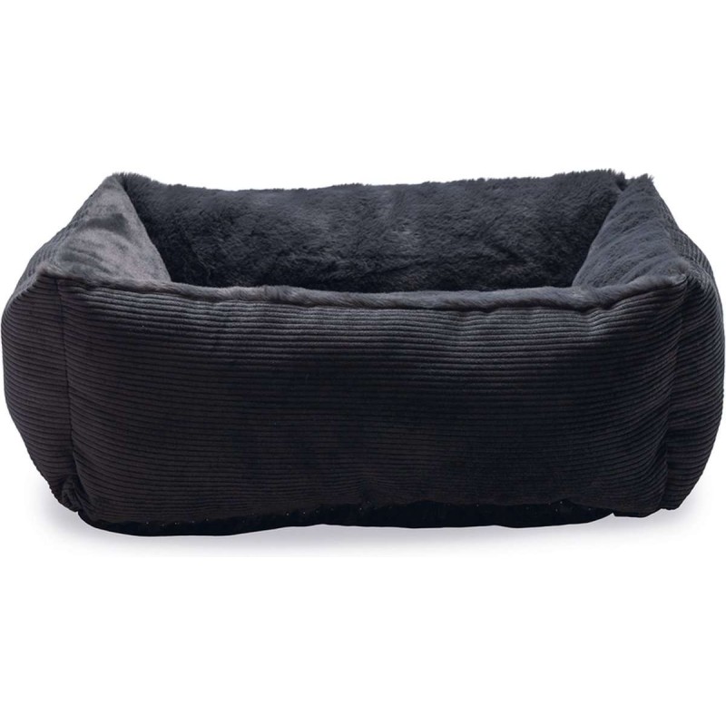 Beeztees Kattenmand Moza pluche antraciet 48X37X15 cm