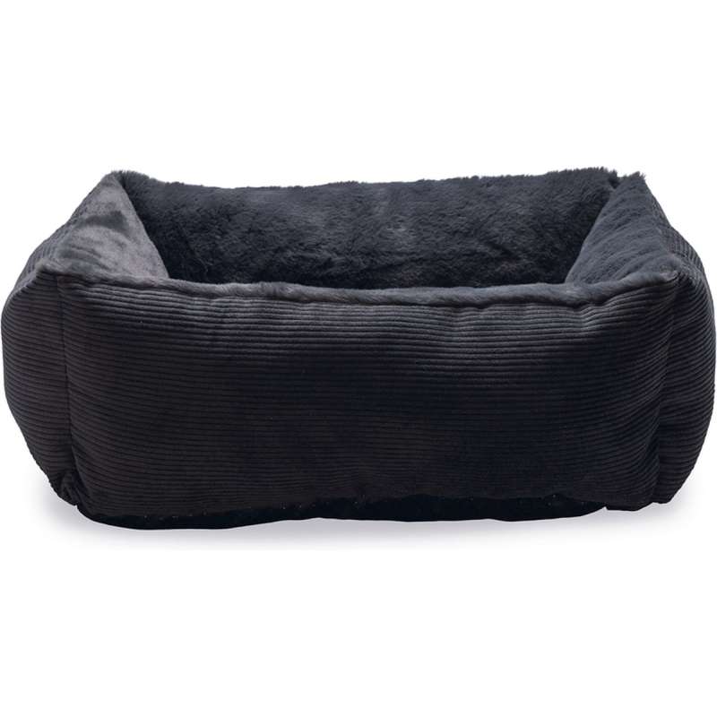 Beeztees Kattenmand Moza pluche antraciet 48X37X15 cm