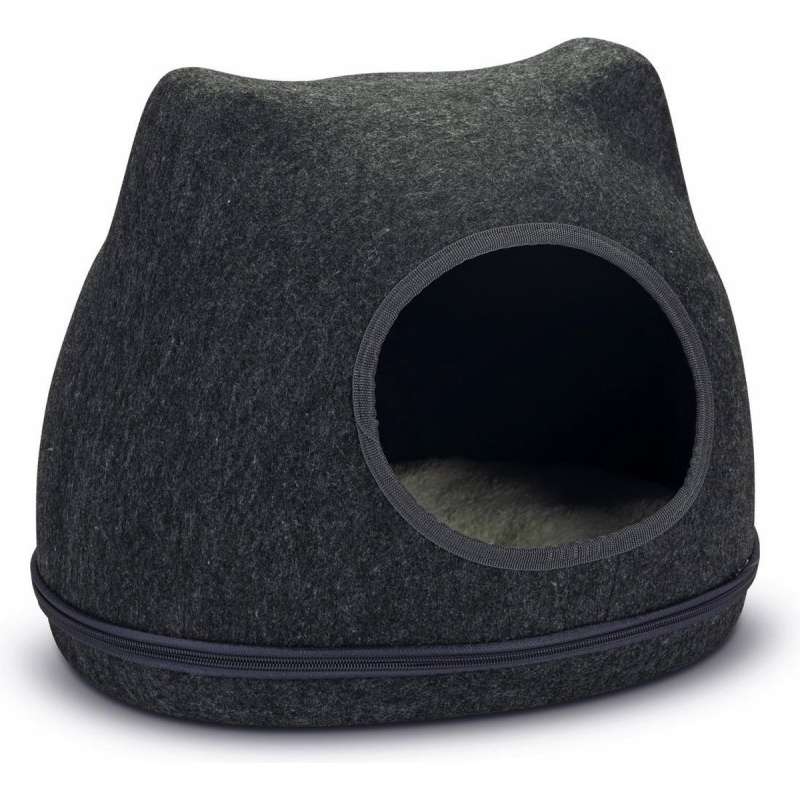 Beeztees Katteniglo Yupik vilt grijs 40x33x35 cm