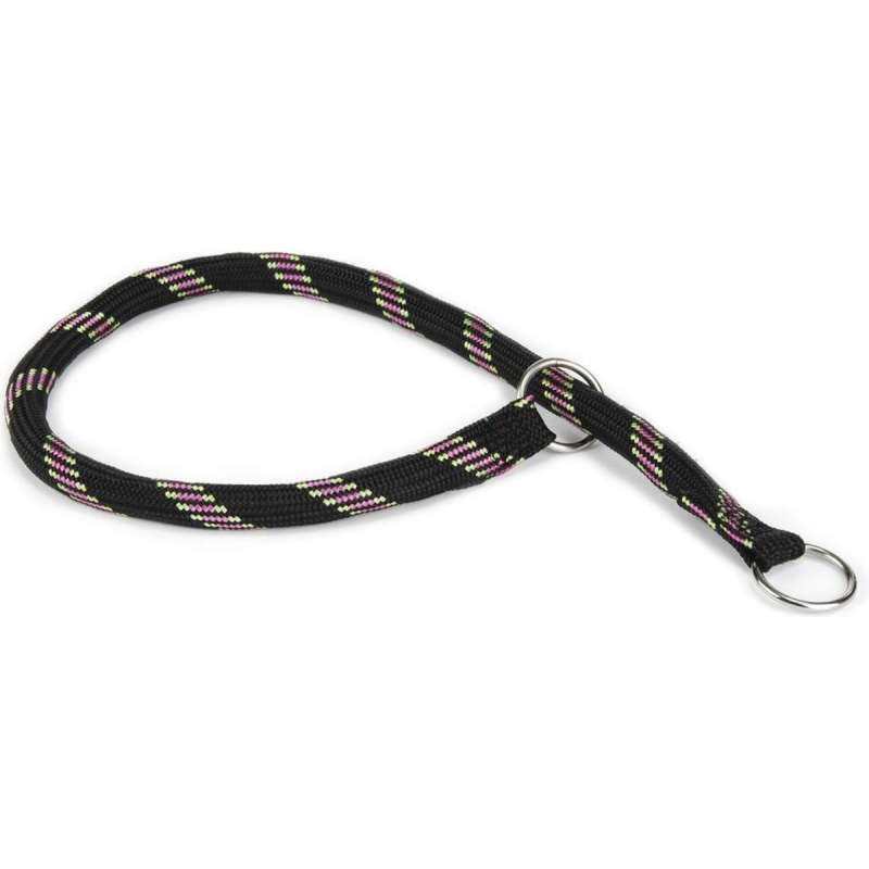 Beeztees hondenhalsband nylon rond zwart 45 cm x 8 mm