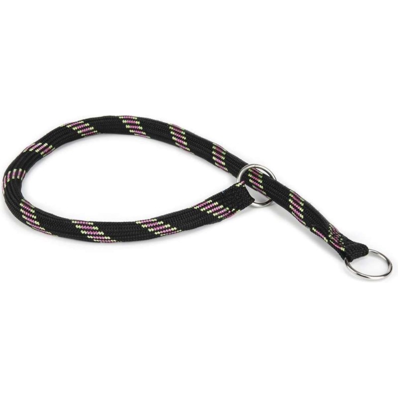 Beeztees hondenhalsband nylon rond zwart 60 cm x 13 mm