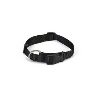 Beeztees hondenhalsband nylon zwart 30-45 cm x 15 mm
