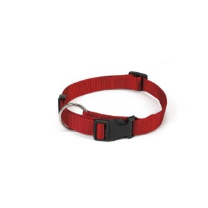 Beeztees hondenhalsband nylon rood 30-45 cm x 15 mm