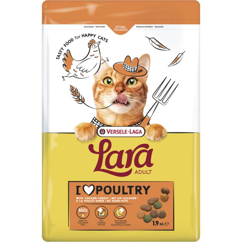 Lara Kattenbrokken kalkoen-kip 1.9 kg