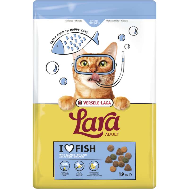 Lara Kattenbrokken Adult zalm 1.9 kg