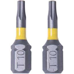 Schroefbit Torx T10 2 stuks