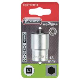 Dopsleutel 1/2" 18mm Connex