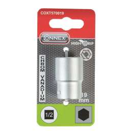 Dopsleutel 1/2" 19mm Connex