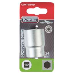 Dopsleutel 1/2" 24mm Connex