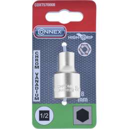 Dopsleutel 1/2" 8mm Connex