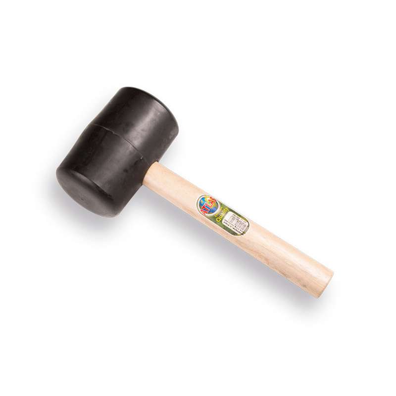 Rubberhamer nr. 9 hard (2 KG) met steel