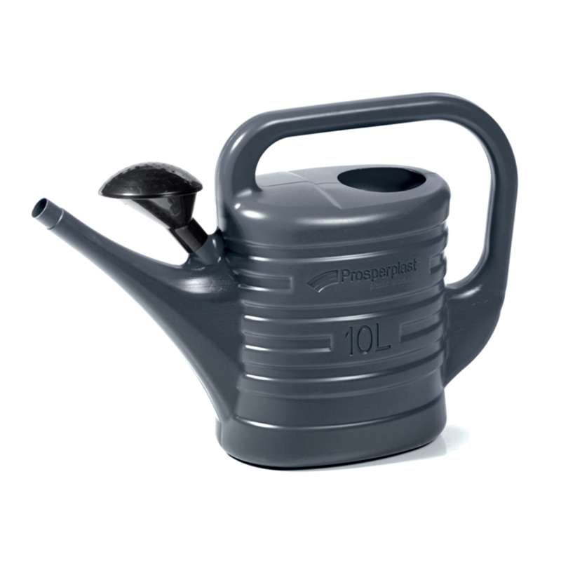 Bloemengieter kunststof antraciet met broes 10 Liter