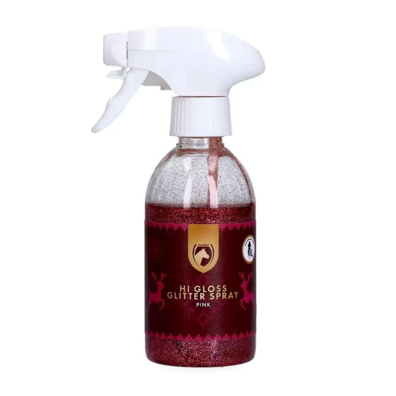 Excellent Horse Christmas Hi Gloss Glitter Spray Roze 250 ml