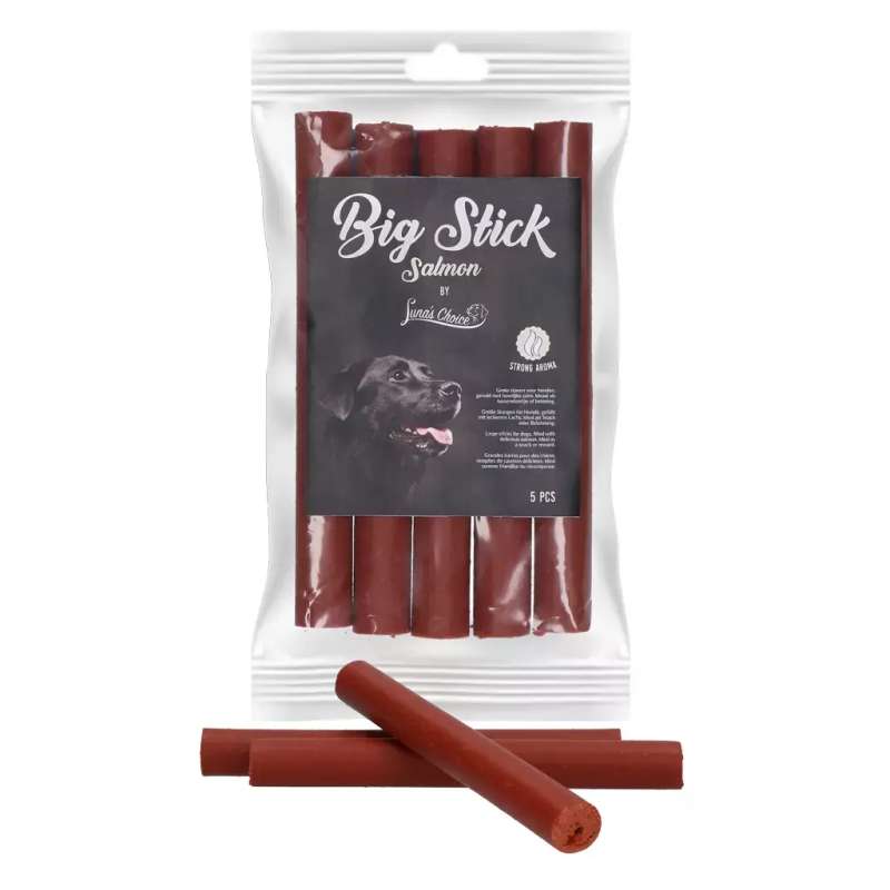 Luna's Choice Hondensnack Big Stick zalm 5 stuks
