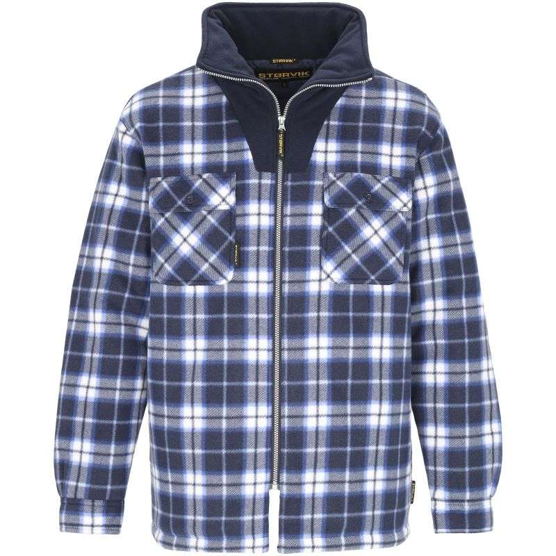 Houthakkers Fleecevest Stanley Thermo marine Storvik