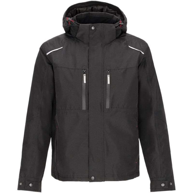 Regen/winterjas conrad warm gevoerd Zwart