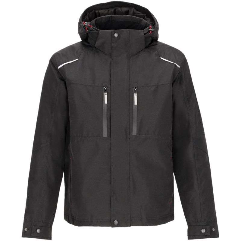 Regen/winterjas conrad warm gevoerd Zwart