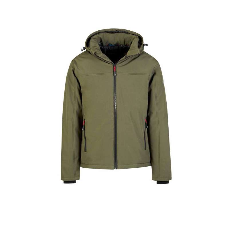 Softshell winterjas Bengt olijfgroen