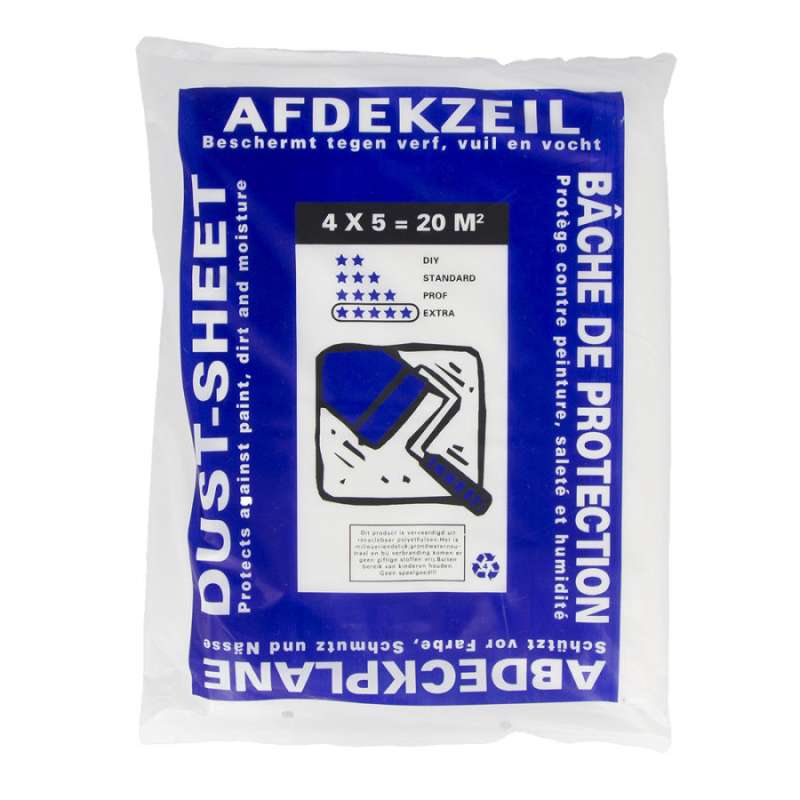 Afdekfolie HDPE 4 x 5 m