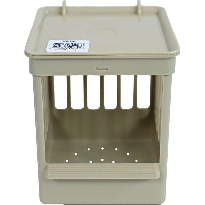 Broedkastje plastic beige 11x11x14 cm