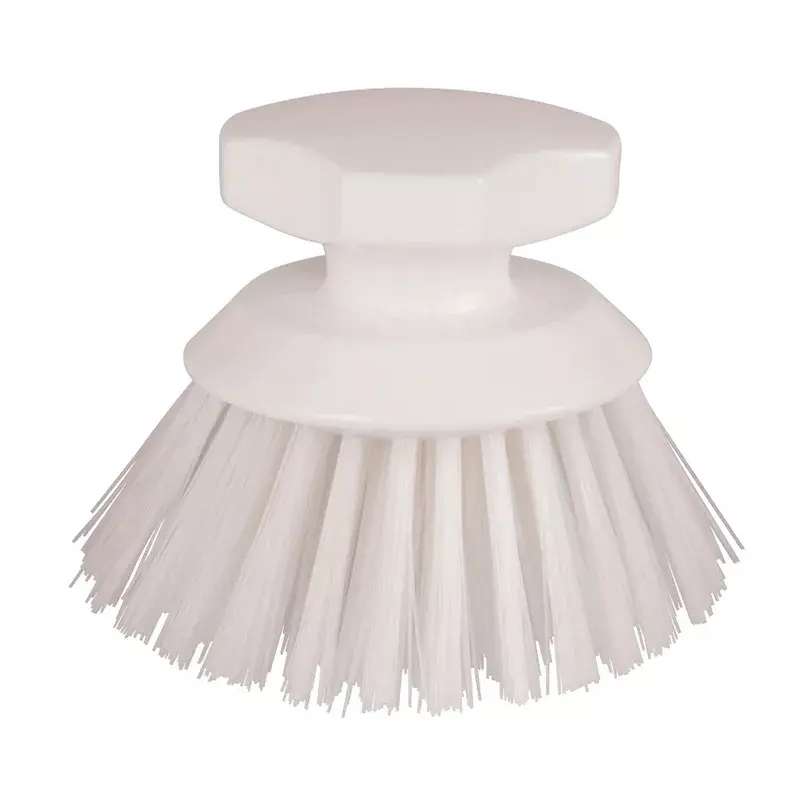 Borstel rond 12cm wit