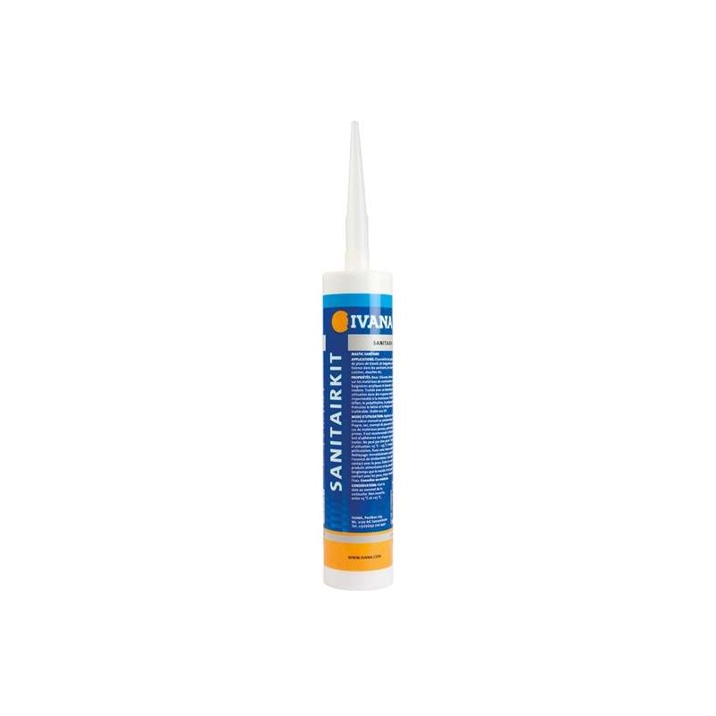Ivana sanitairkit transparant grijs 310ml