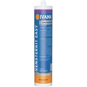 Ivana vensterkit easy zwart 310ml