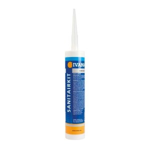 Ivana sanitairkit zilvergrijs 310ml