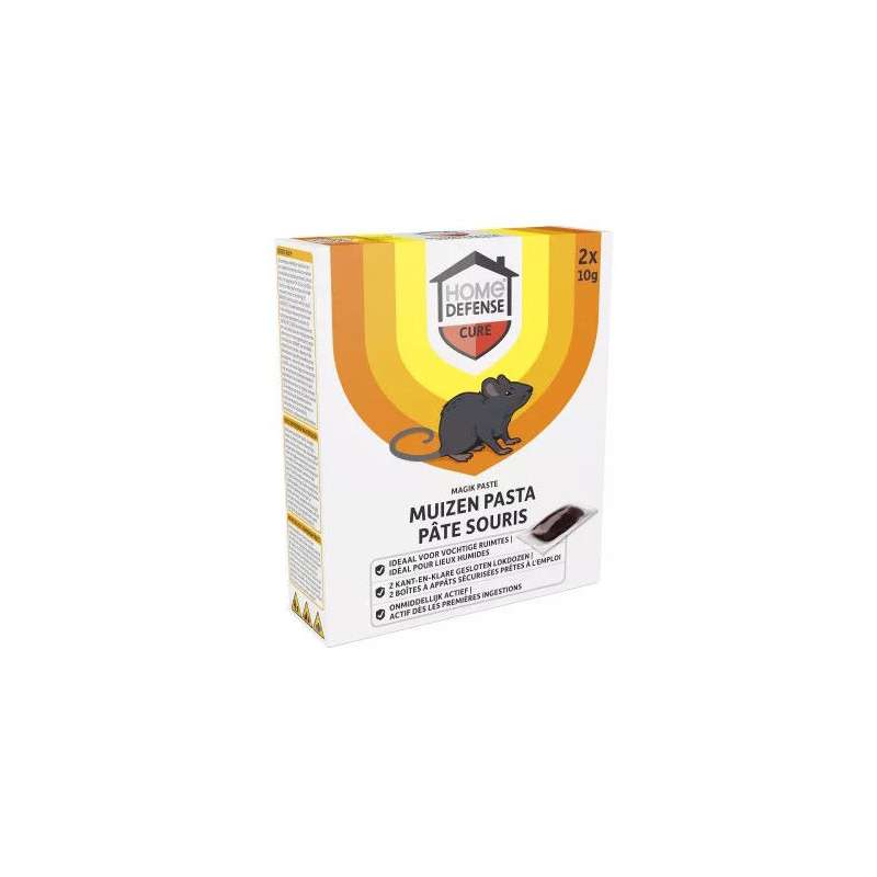 Home defence cure Muizen Granen Alfachloralose Kant-en-Klare Lokdoos 4st