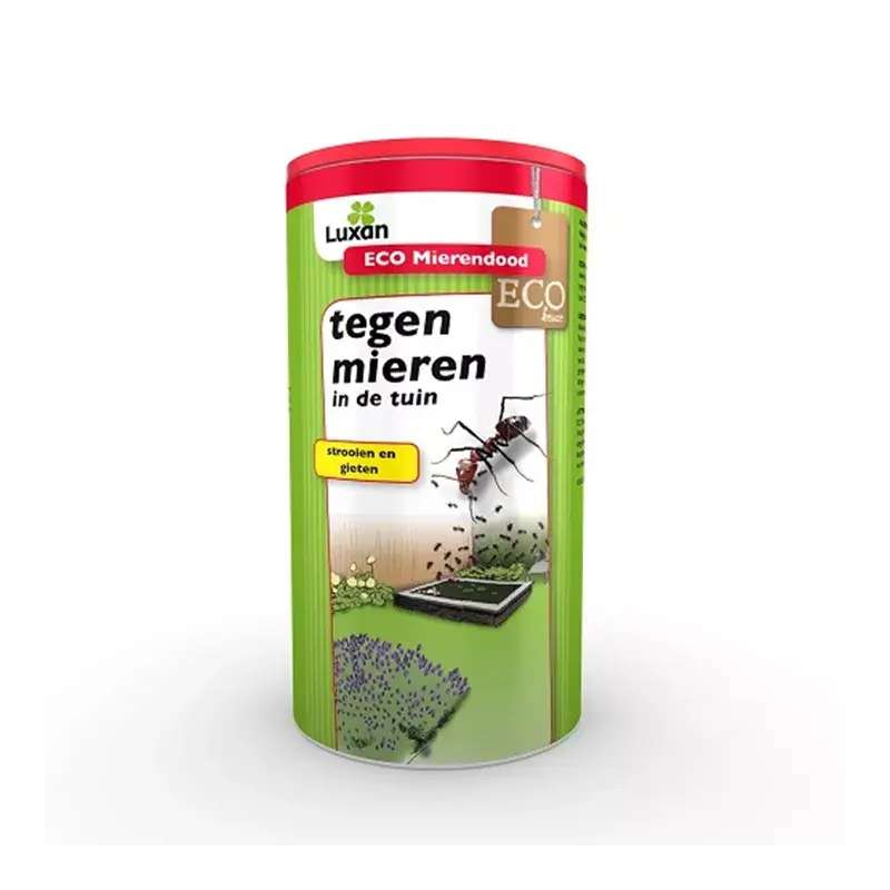 ECO Mierendood tegen mieren in de tuin 500 gram Luxan