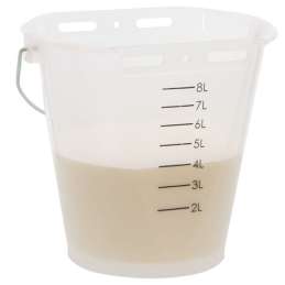 Kalveremmer wit transparant plat