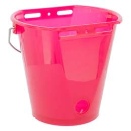 Kalveremmer roze transparant plat