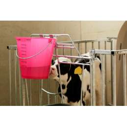 Kalveremmer roze transparant plat