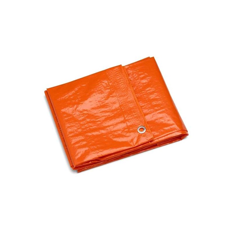 Dekkleed met koord 100gr oranje 2 x 3 meter