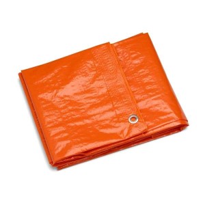 Dekkleed met koord 100gr oranje 4 x 6 meter