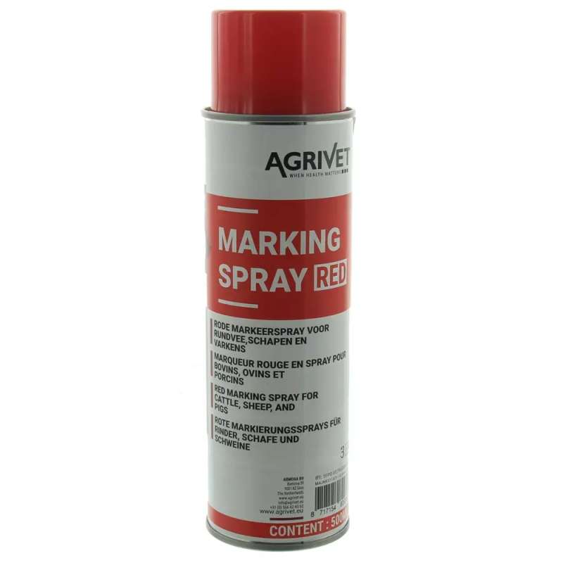Marking Spray Cattle Red 500ml