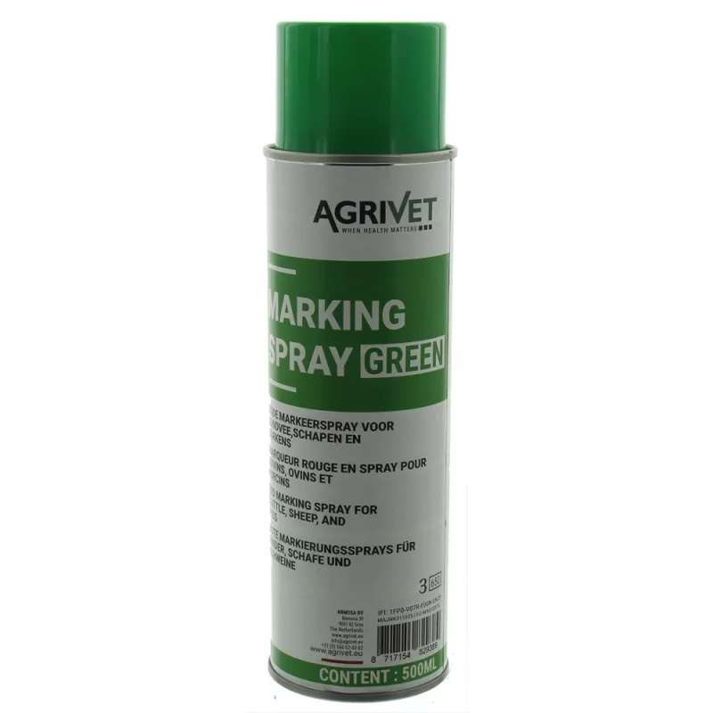 Marking Spray Cattle Green 500ml