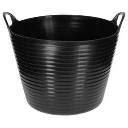 Flexibele mand zwart 28 liter