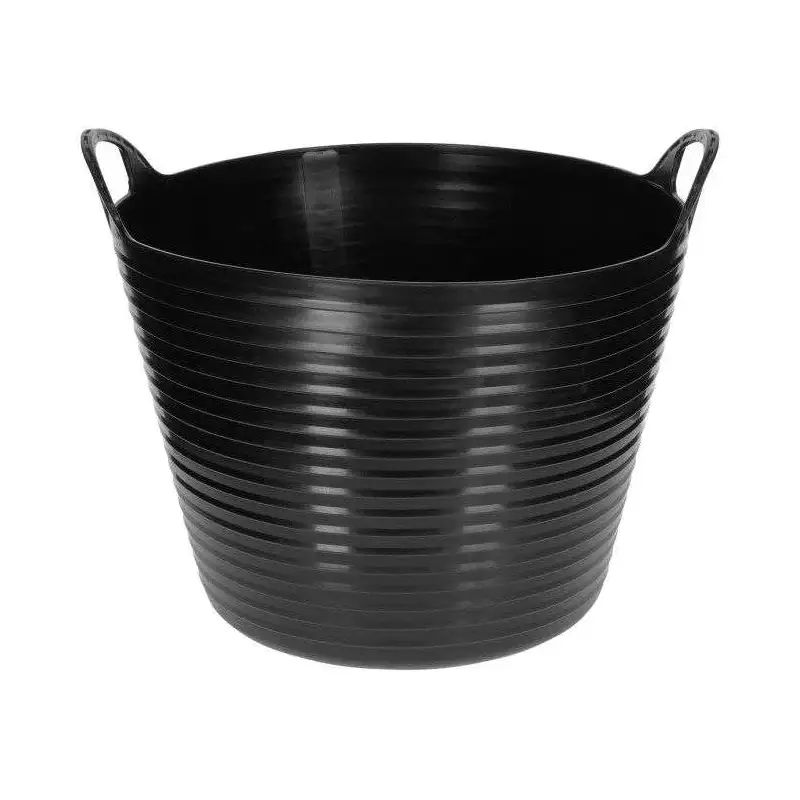 Flexibele mand zwart 28 liter
