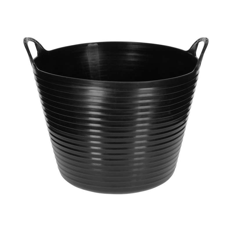 Flexibele mand zwart 28 liter