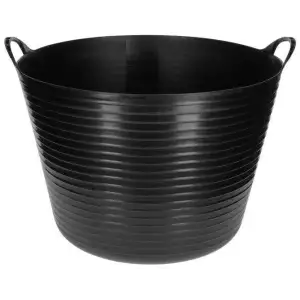 Flexibele mand zwart 42 liter