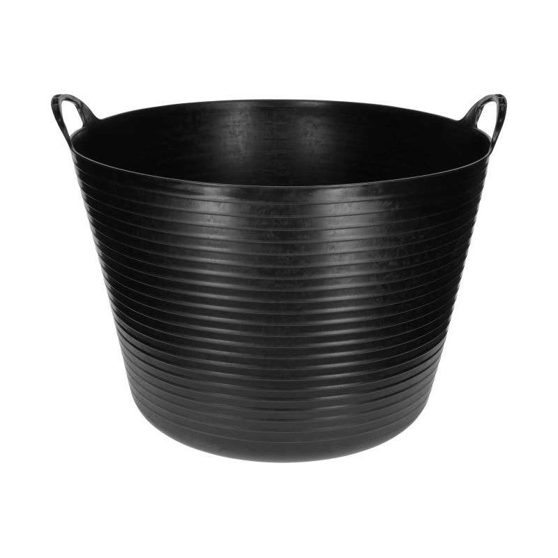 Flexibele mand zwart 60 liter