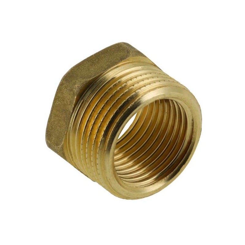 Bonfix messing verloopring 1/2" x 3/8"