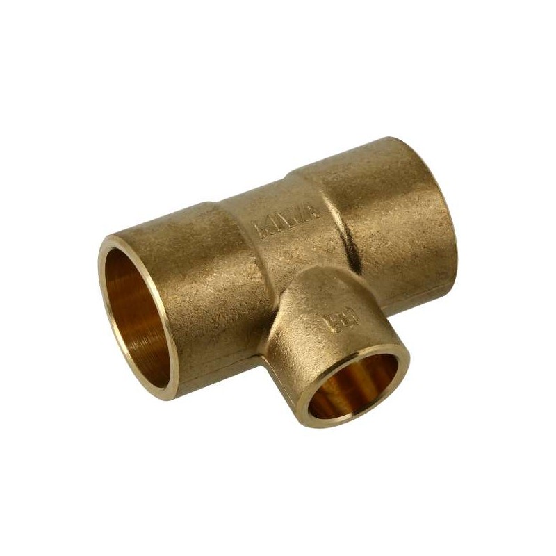 Bonfix messing soldeer T-stuk 15 x 12 x 15 mm