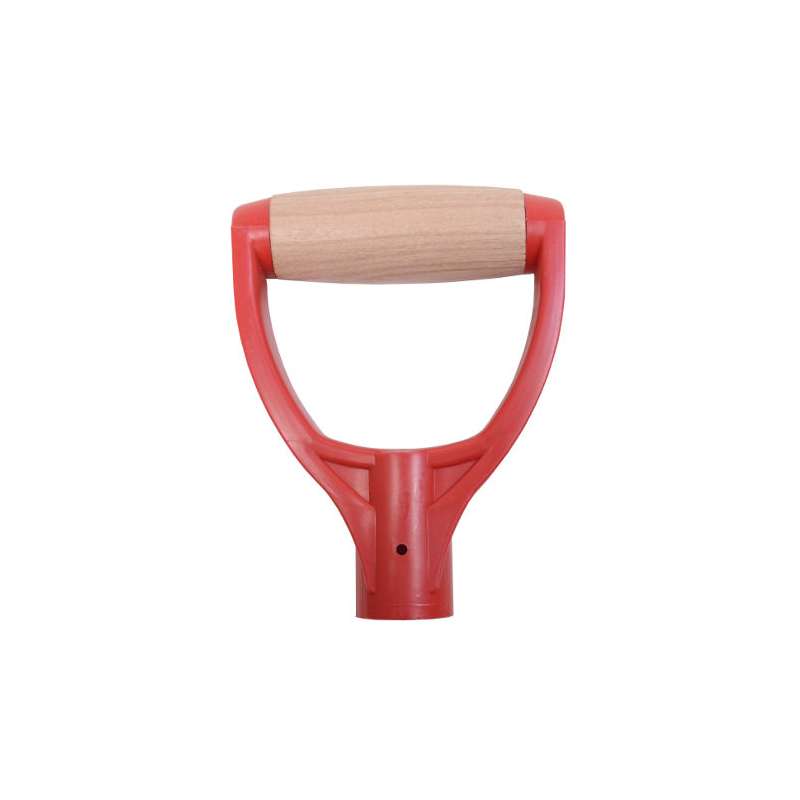 D-handvat kunststof met houtrol