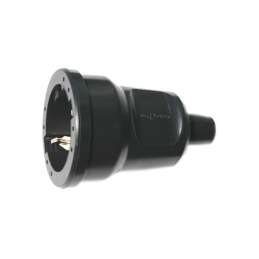 Contra stekker PVC RA zwart