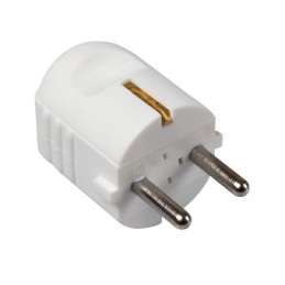 Stekker klap RA 16A wit