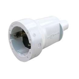 Contra stekker PVC RA wit