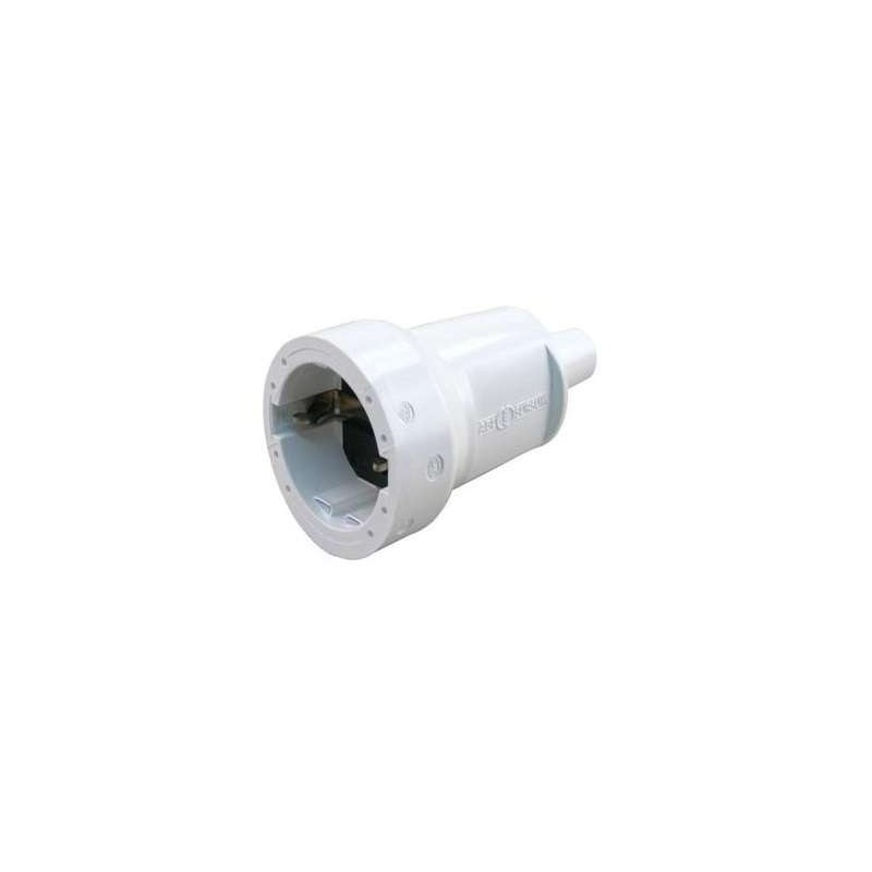 Contra stekker PVC RA wit
